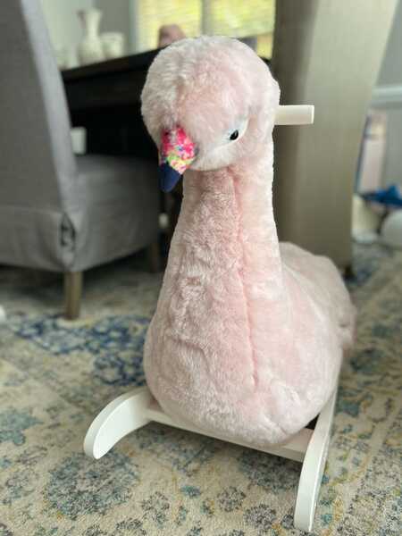 Pottery barn flamingo rocker outlet