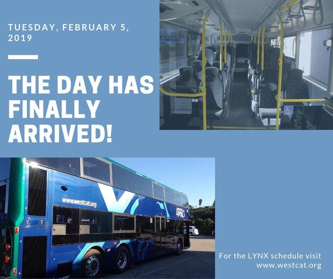 WestCAT to Begin Operating New 88-Passenger Double Deck Buses in ...
