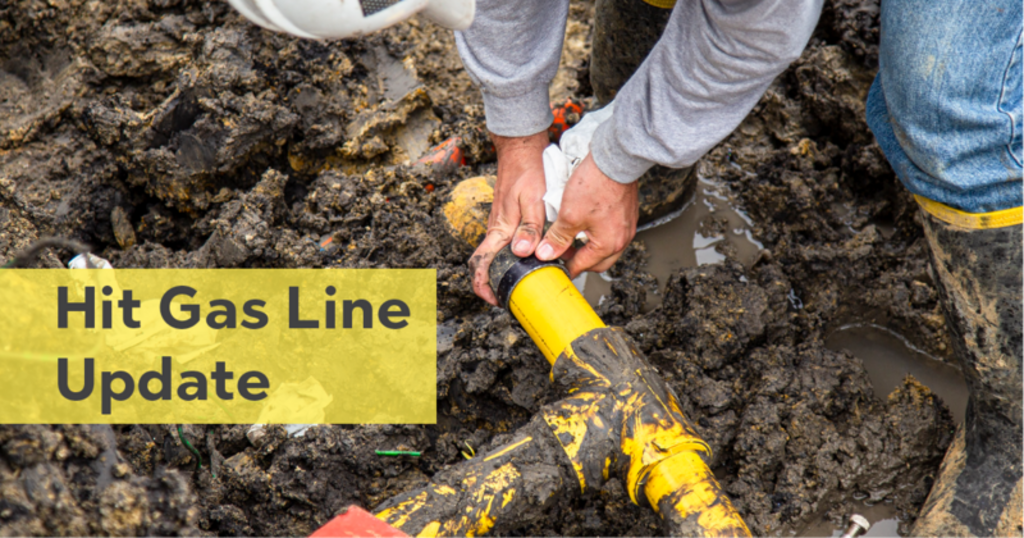 Hit gas line in Mustang Lakes in Celina (CoServ) — Nextdoor — Nextdoor