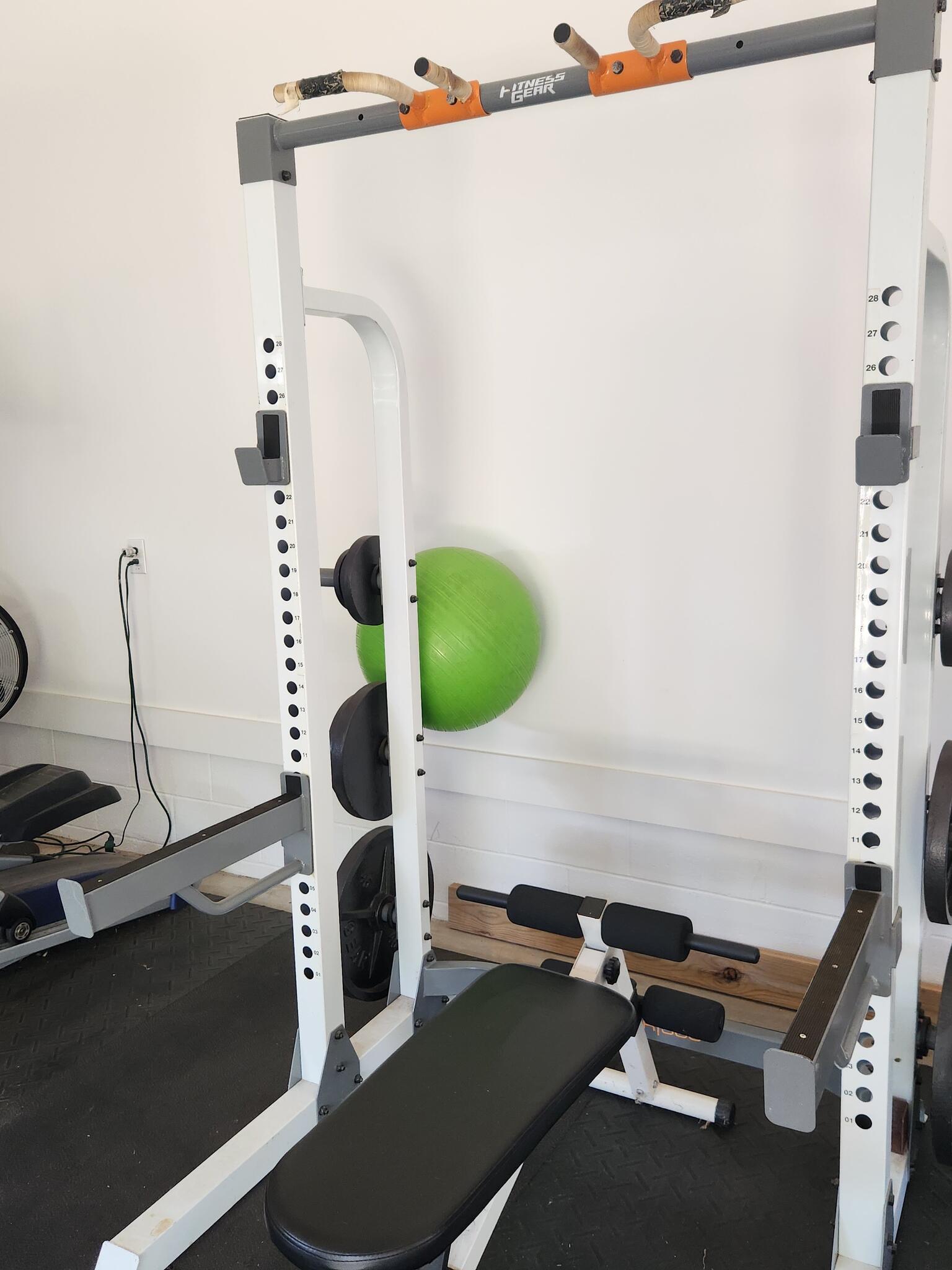 Weight Lifting Fitness Gear Pro Rack Accessories Power Rack Half