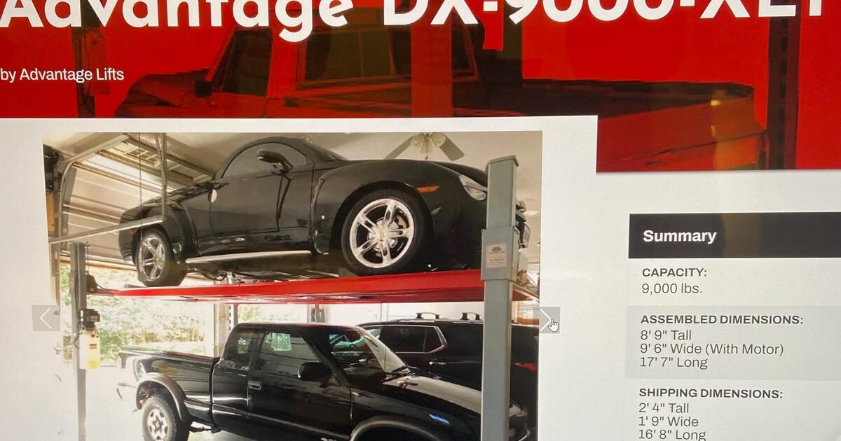 ADVANTAGE 4 POST 9,000 lb Hydraulic Garage Lift for 5000 in Scottsdale