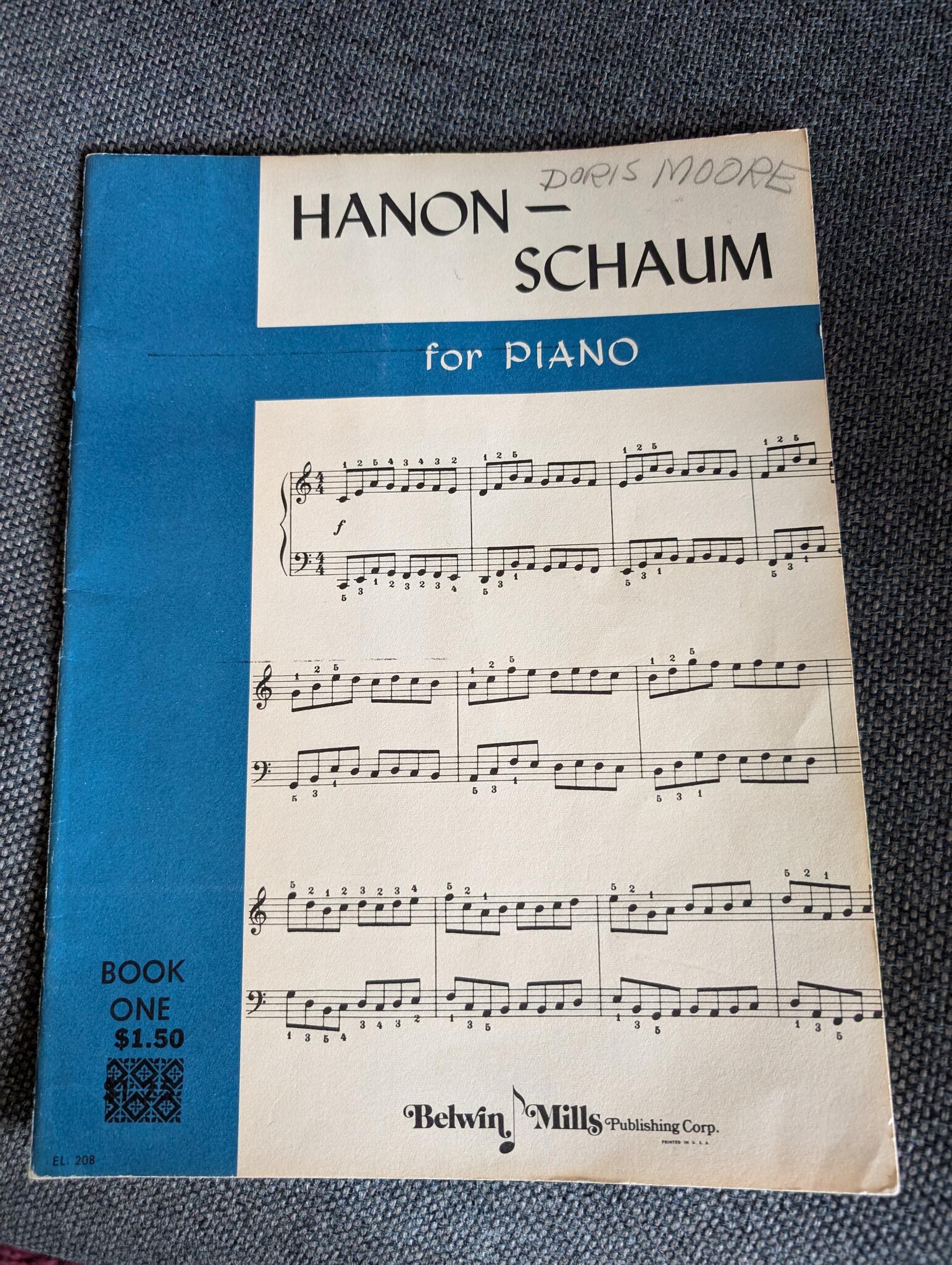 Hanon-Schaum för piano för $2 inHanon-Schaum för piano för $2 in  