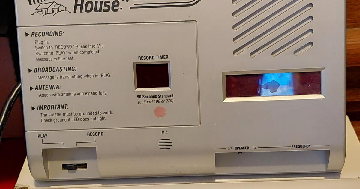 Talking House Radio Transmitters for 250 in San Marcos, TX For Sale & Free — Nextdoor