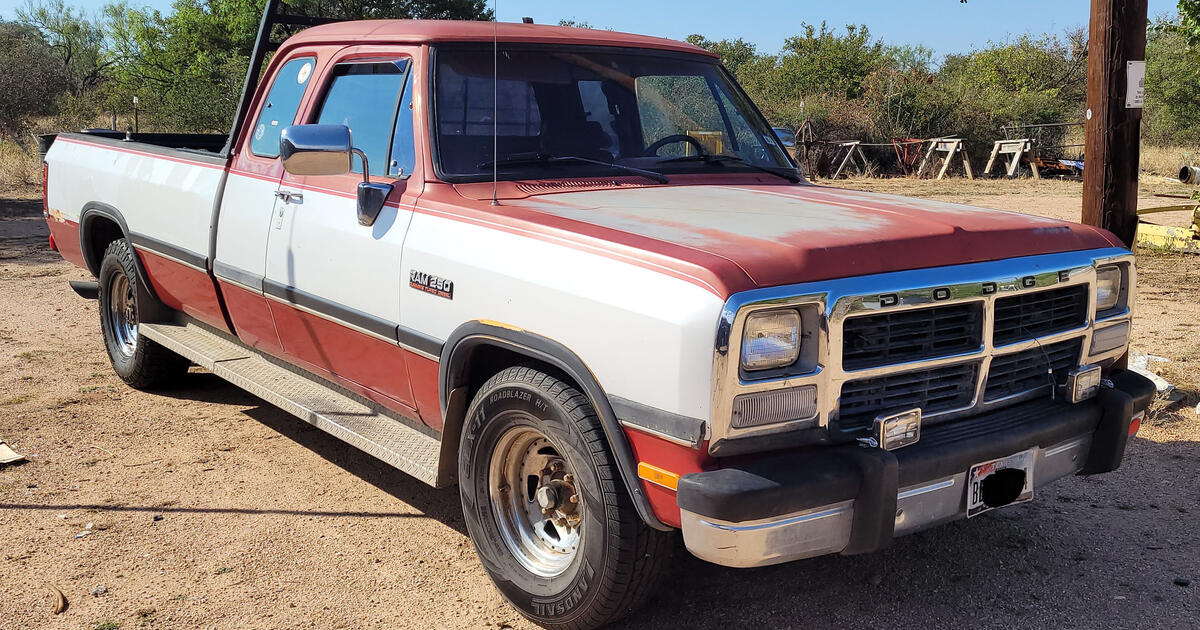 1992 Dodge d250 cummins diesel, low miles, sale pending for $11800 in ...