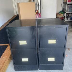 Black Metal Filing Cabinets