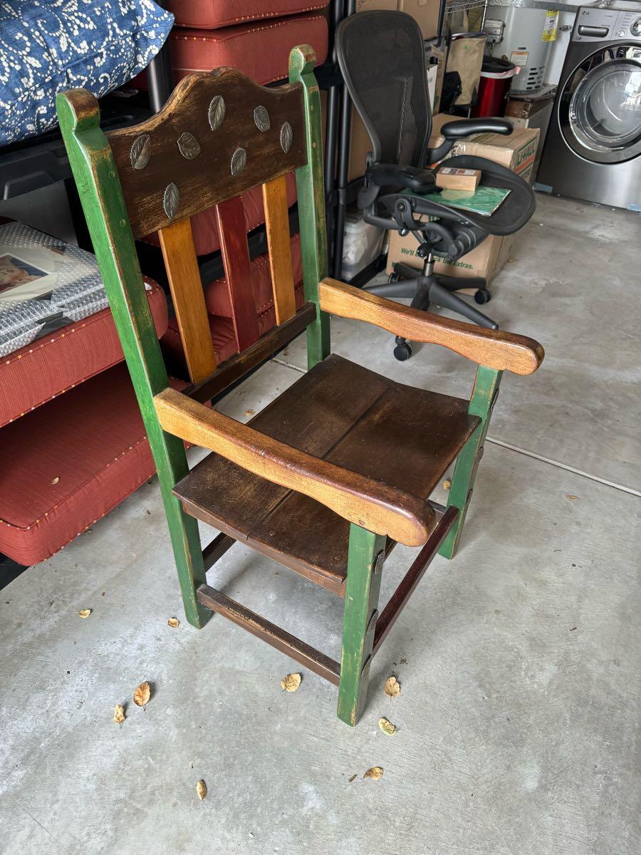 Large Wooden Chair for Sale for 20 in Cambria, CA For Sale & Free