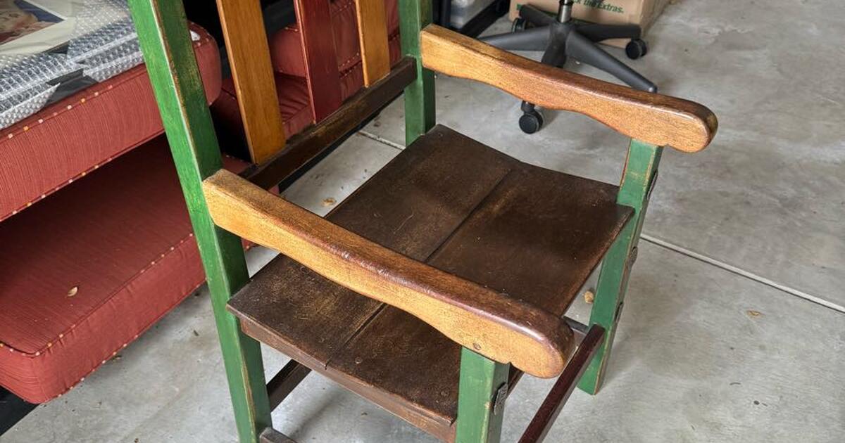 Large Wooden Chair for Sale for 20 in Cambria, CA For Sale & Free