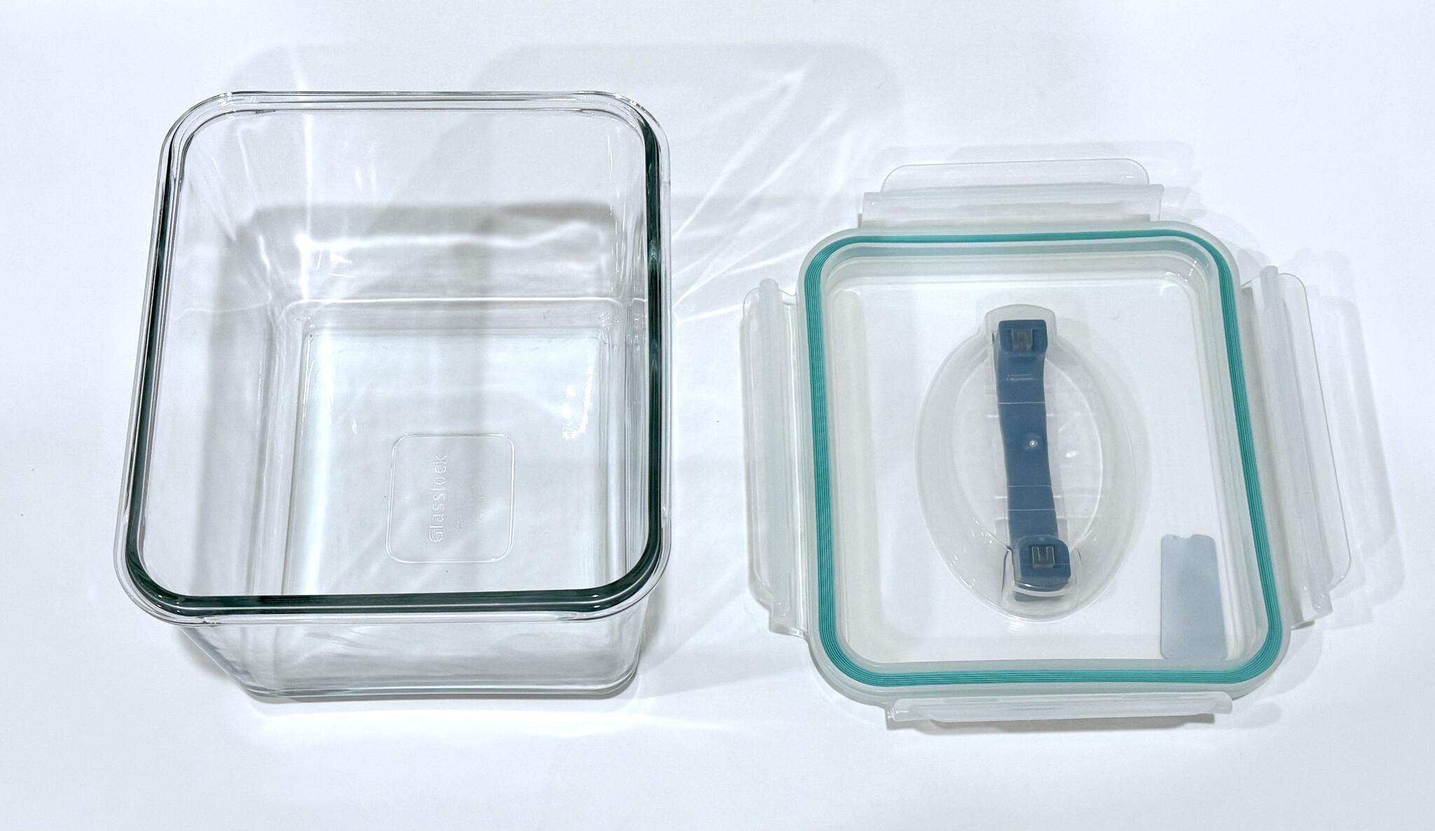2 inch glass cube interlocking cup Glass Square Cube Containers