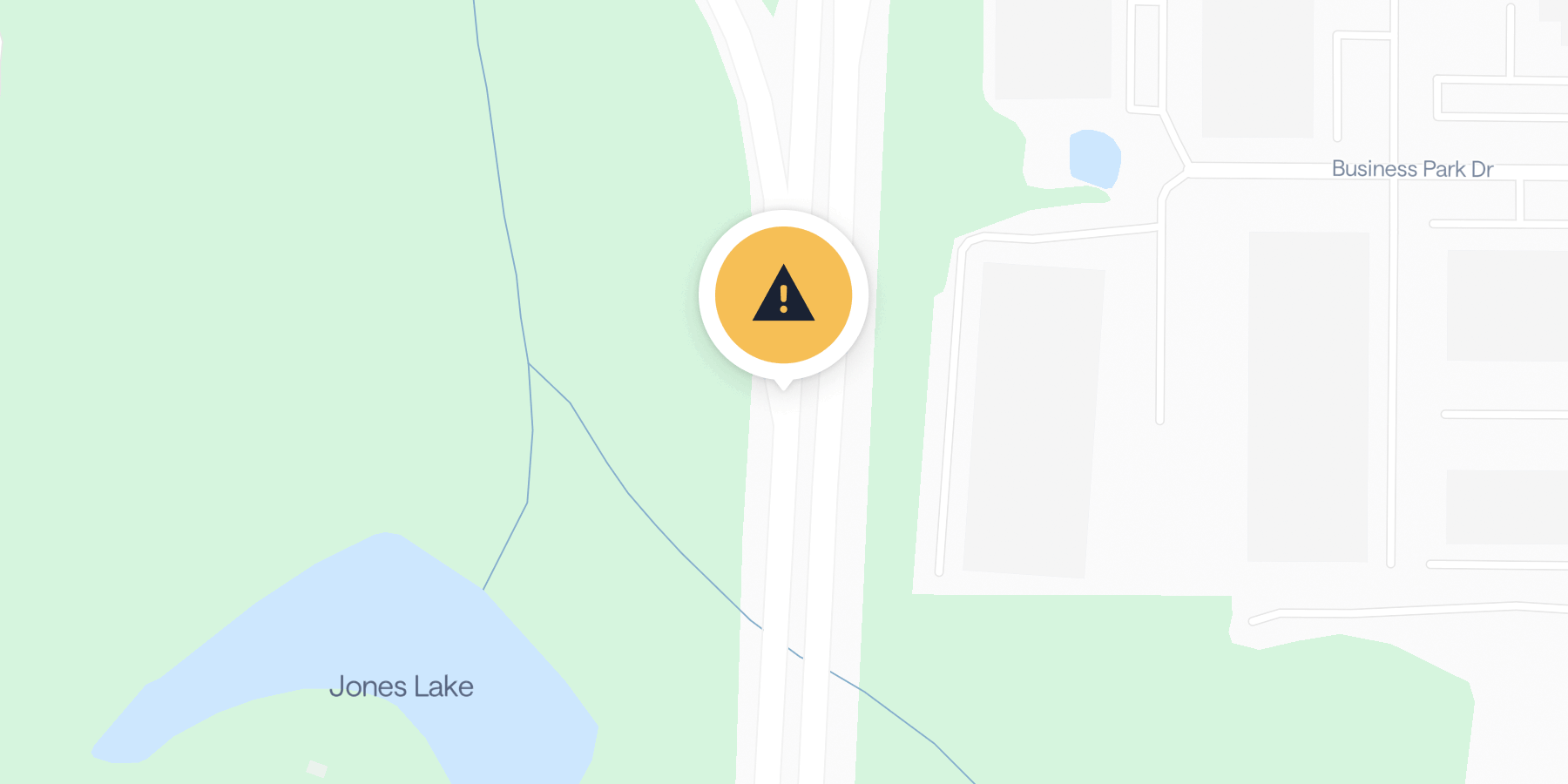 Map of alert location