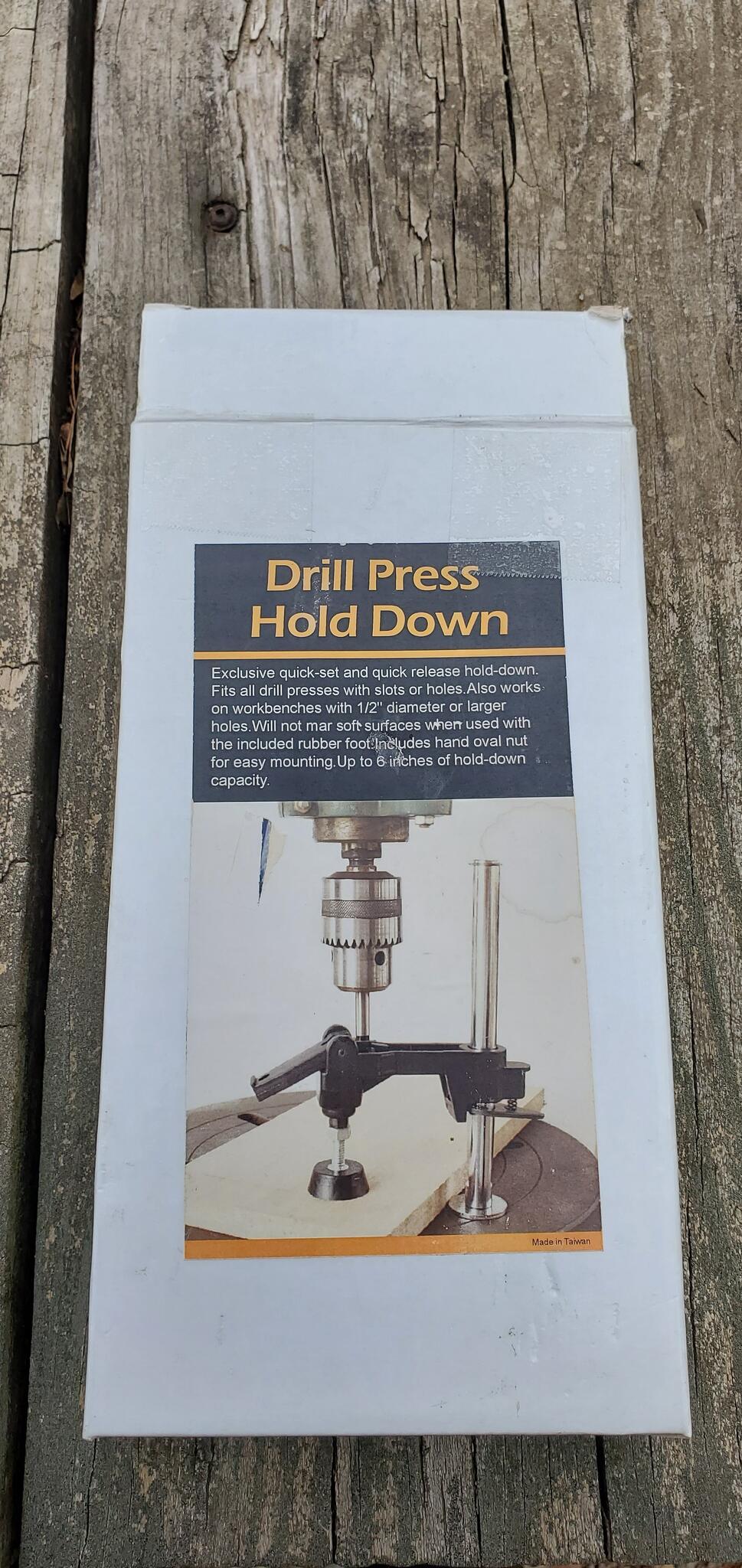 Drill Press Hold Down. WAS 25 NOW 15. for 15 in Hot Springs National