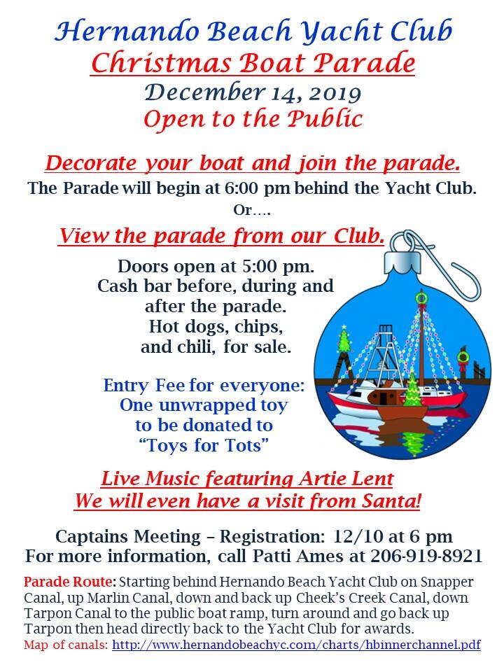 Hernando Beach Christmas Boat Parade 2022 Dec 14 · Hernando Beach Yacht Club Christmas Boat Parade — Nextdoor