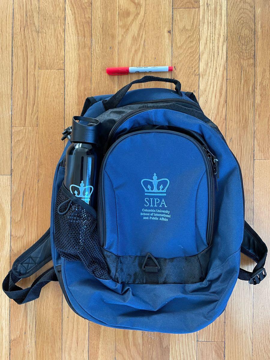 Brand new backpack with water bottle for Columbia University SIPA for 30 in Queens NY For Sale Free Nextdoor