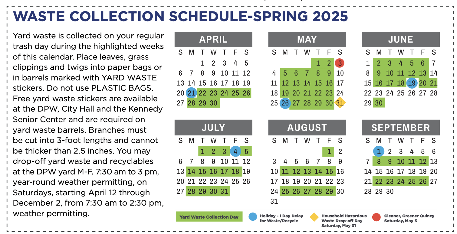 Quincy Yard Waste 2025 Quincy Yard Waste 2025