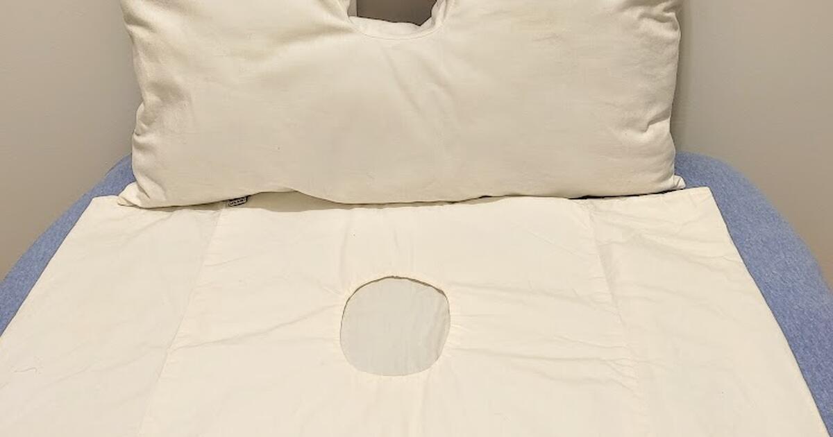 The Original Pillow with a Hole Your Ear's Best Friend [Made in