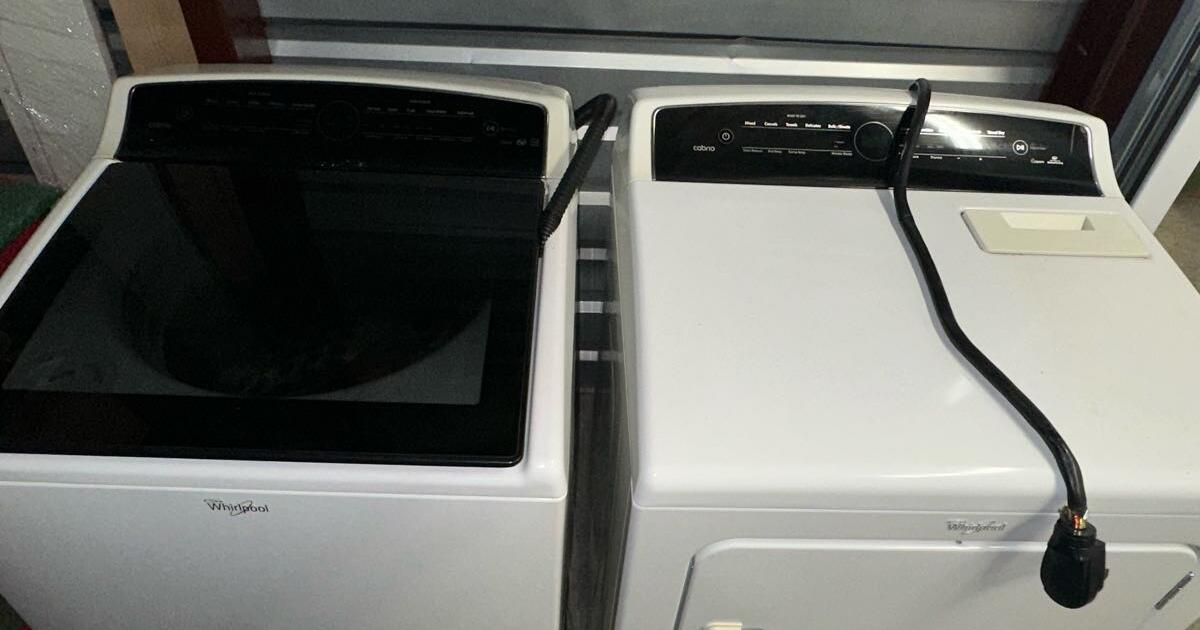 Whirlpool Cabrio Washer & Dryer for $375 in Dallas, TX | For Sale ...
