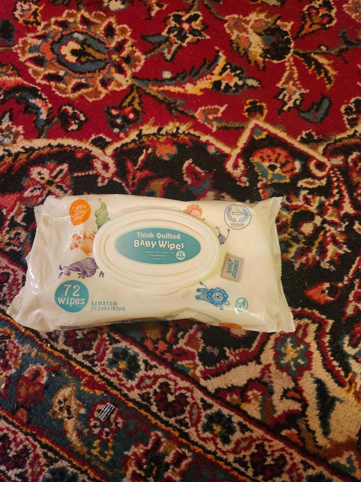 75 COUNT BABY WIPES