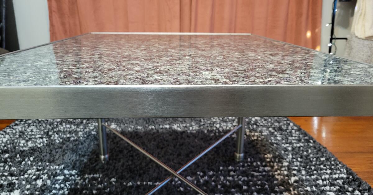 Custom Stainless & Granite Coffee table for 400 in Holyoke, MA Finds