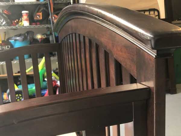Baby cache bliss clearance curved top crib