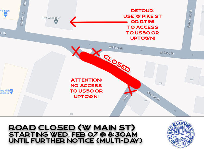 HEADS UP Street Closure will cause MAJOR multiday disruption to the