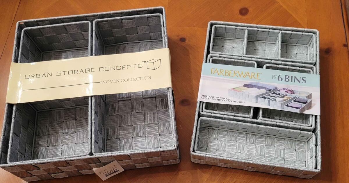 Multifuctional Woven Storage Bins for 5 in Van Alstyne, TX For Sale