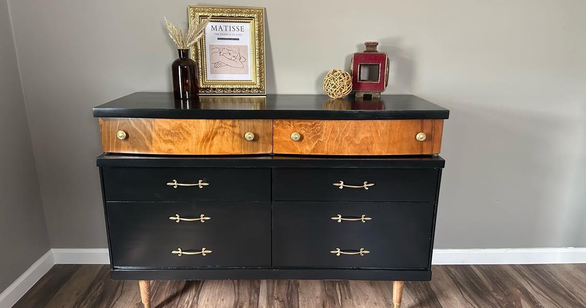 Refurbished MCM Vintage Bassett Dresser for 350 in Derby, KS Finds