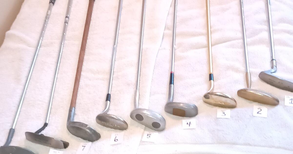 9 Assorted Priced Vintage Putters Cook Thomas Armour Barnum... for 45