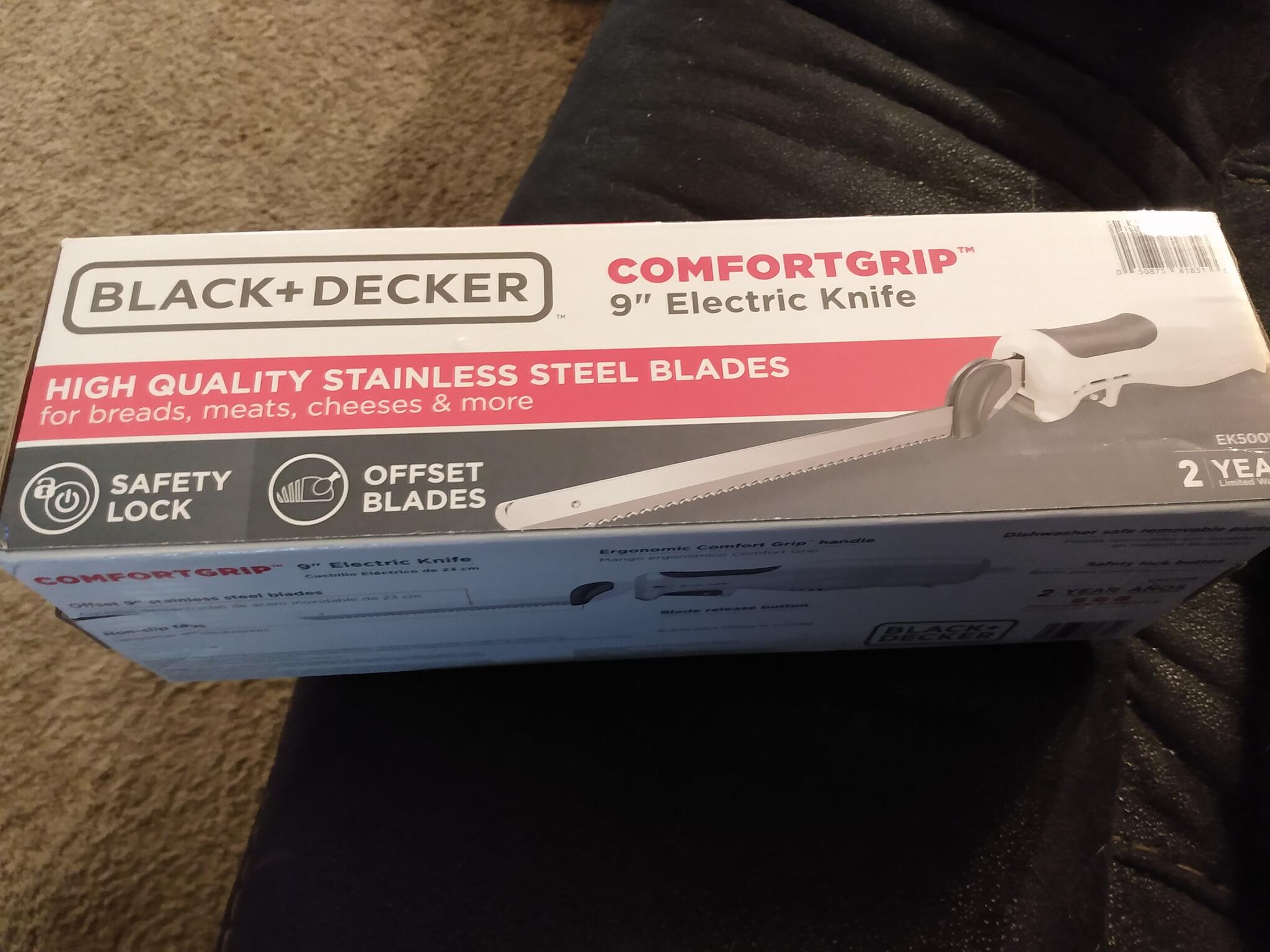 Black & Decker Electric Knife NEVER USED! PICKUP TODAY $8 REDUCED! For $8  In Pleasant Valley, NY
