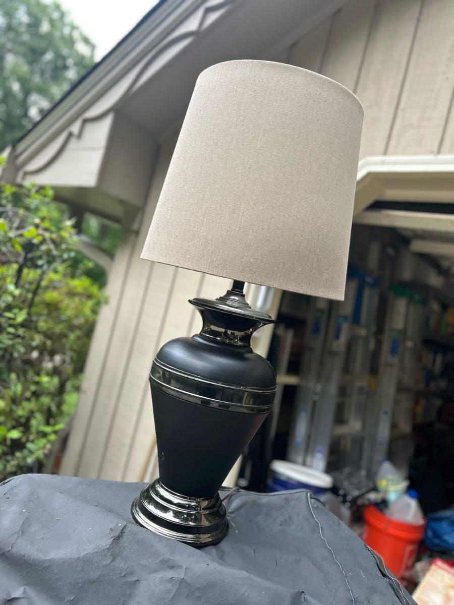 Black Table Lamp