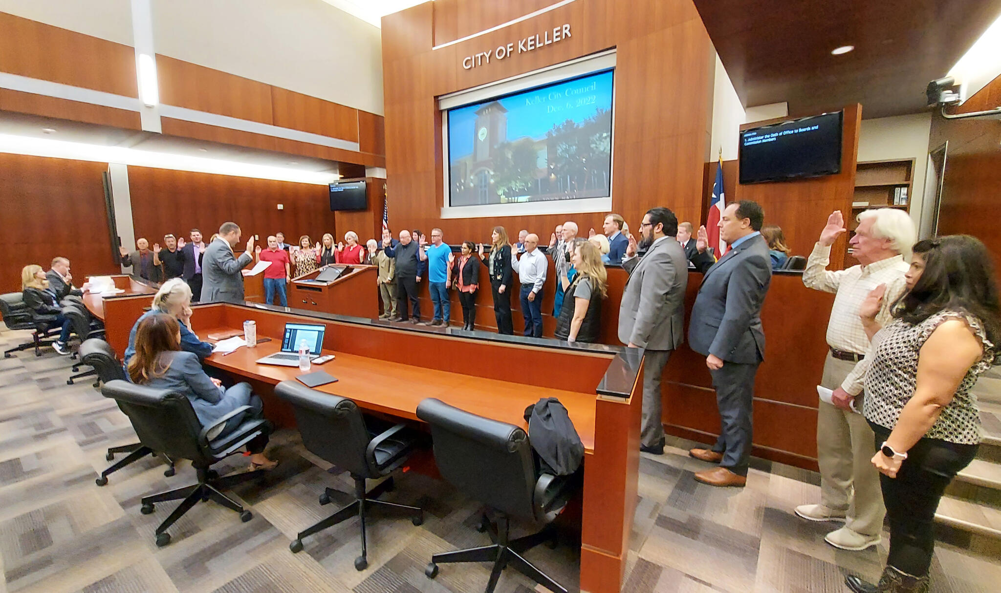 Mayor Mizani swears in board and commission members (City of Keller ...