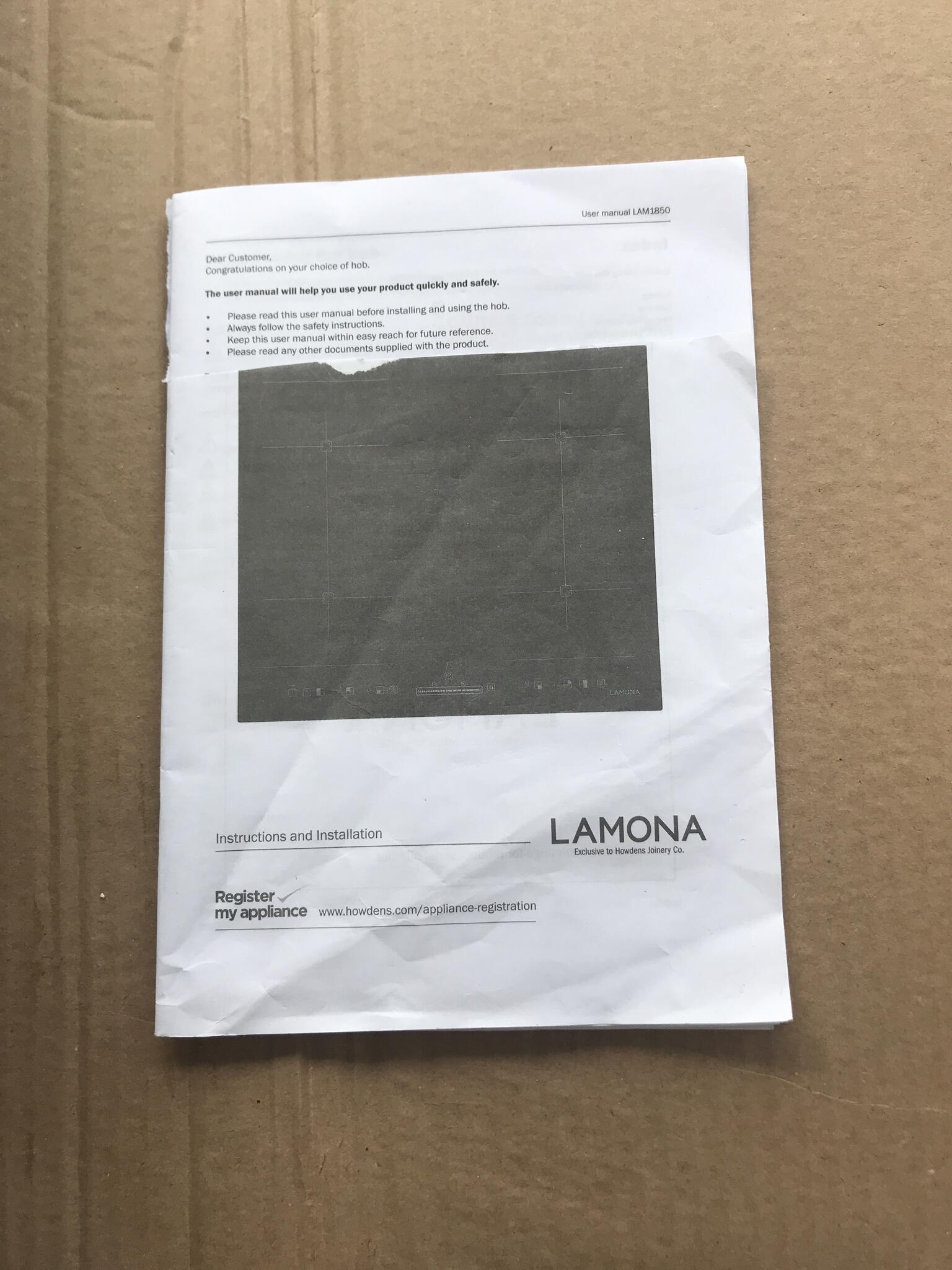 lamona induction hob lam1850