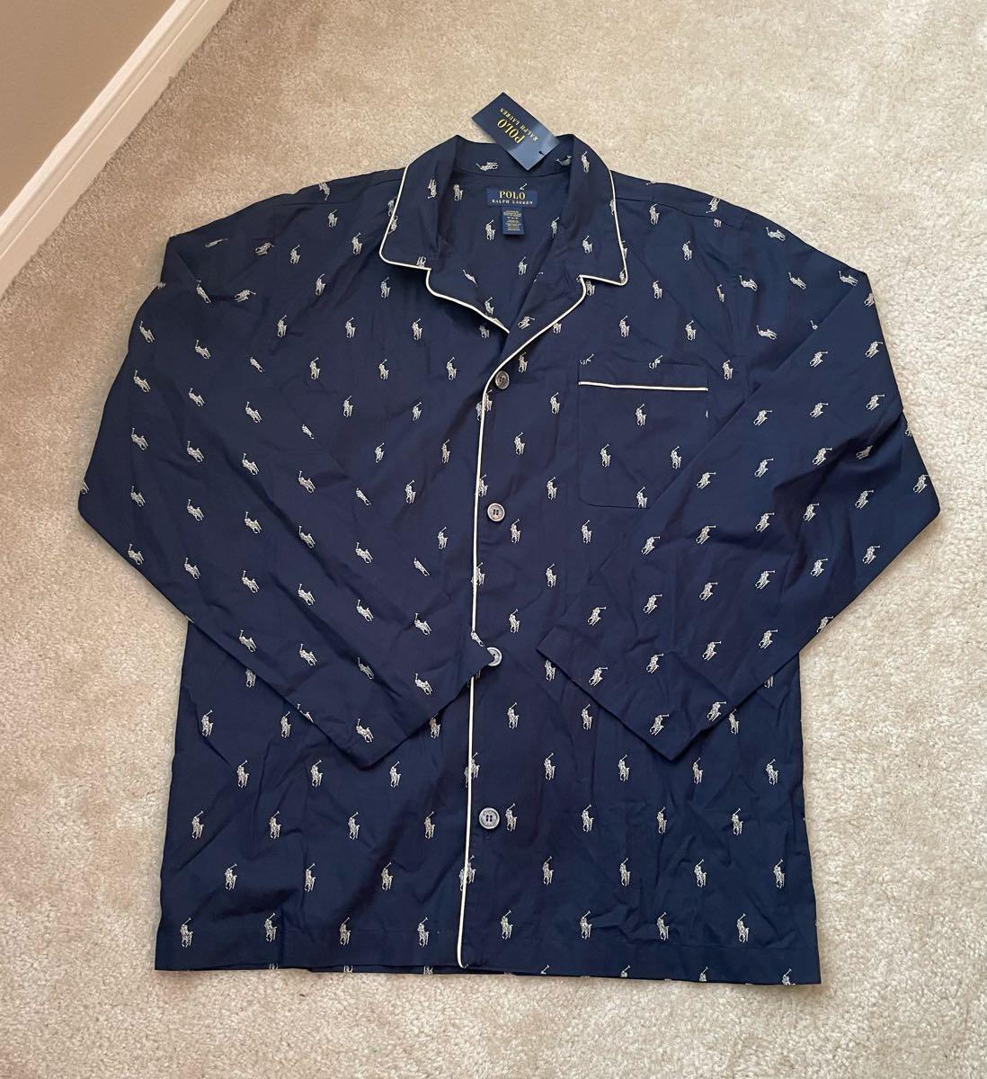 New with TAGS - Polo Ralph Lauren Signature Pony Pajama Shirt - Size ...