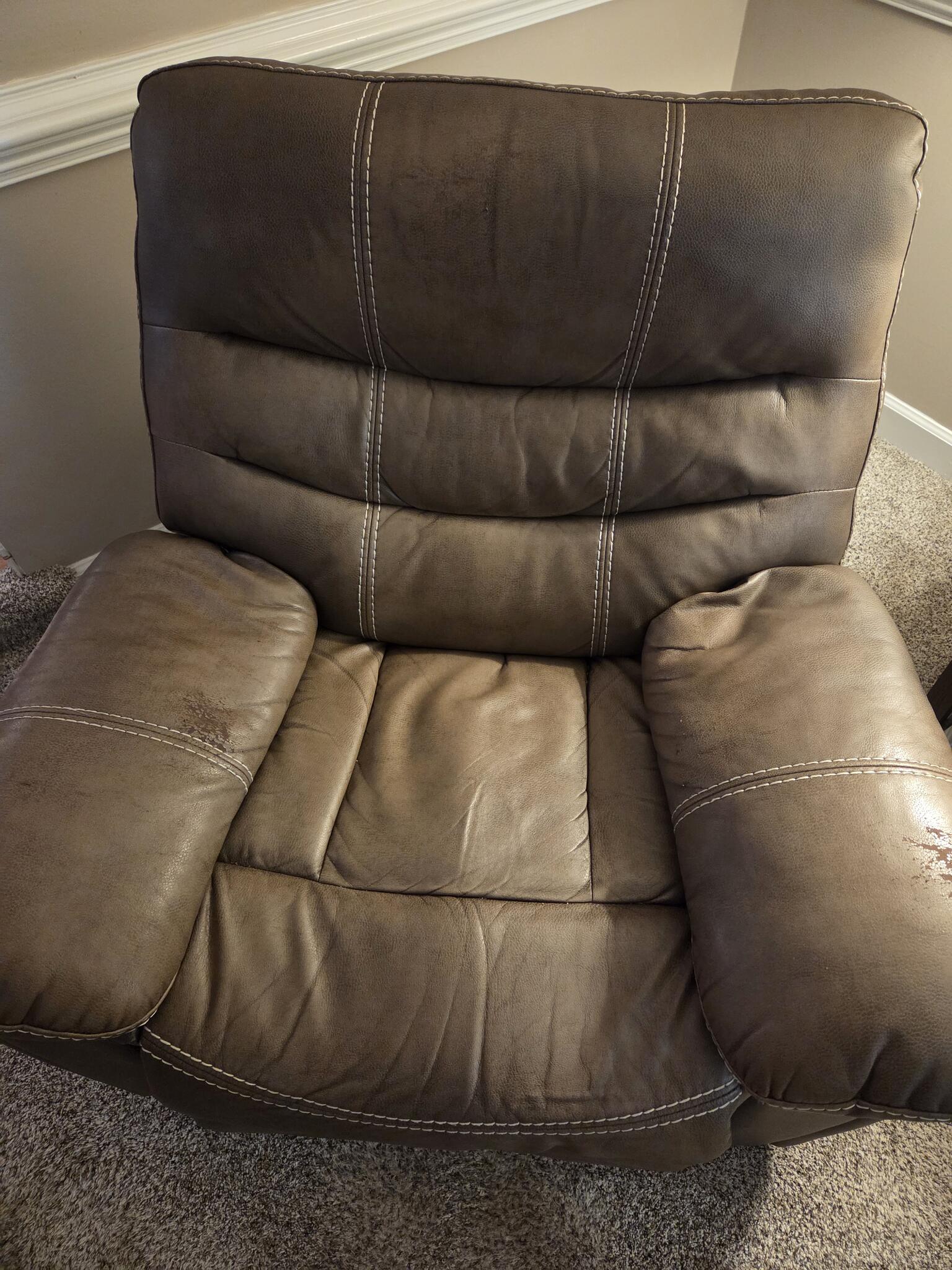 Free Taupe Glider Chair