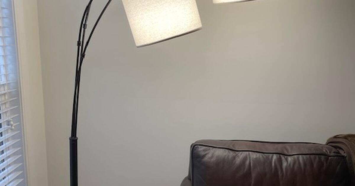 Floor Lamp Trio with Linen Lamp Shades for 50 in Mount Pleasant, SC