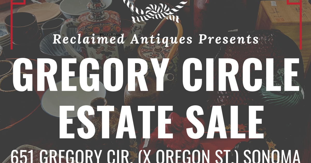 Reclaimed Antiques Presents Gregory Circle Estate Sale for Free in