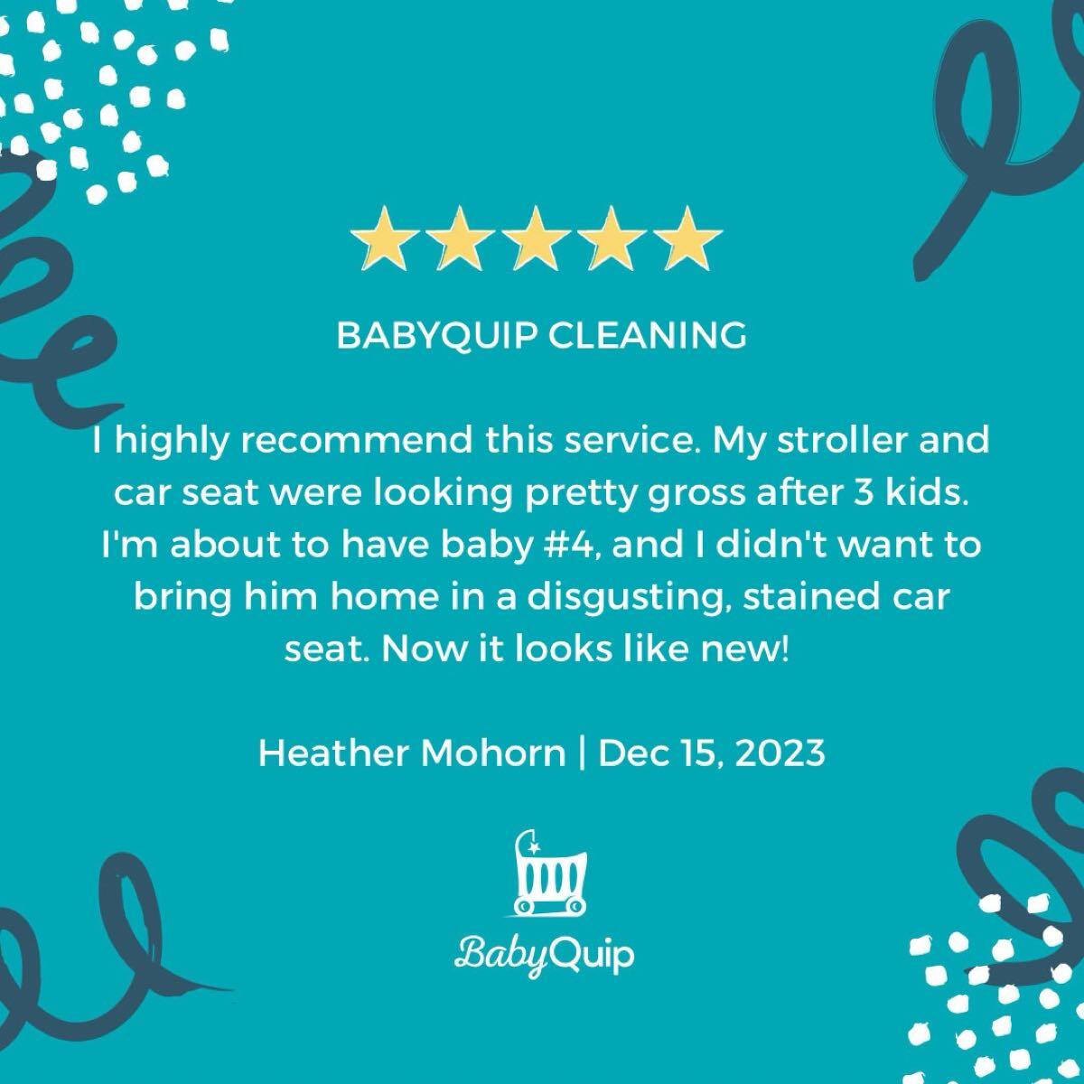 BabyQuip Cleaning