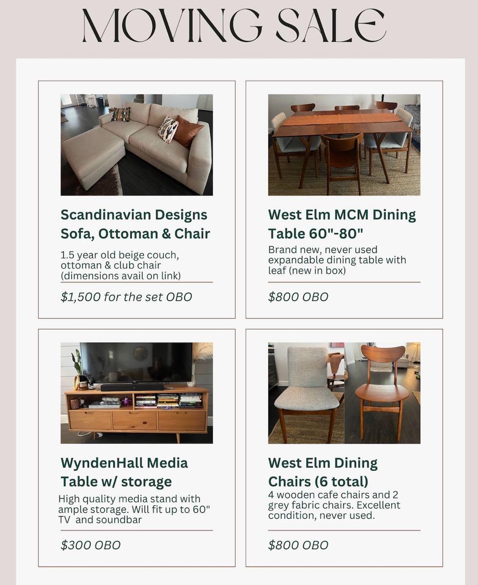 Furniture For Sale! for Free in Scottsdale, AZ For Sale & Free — Nextdoor