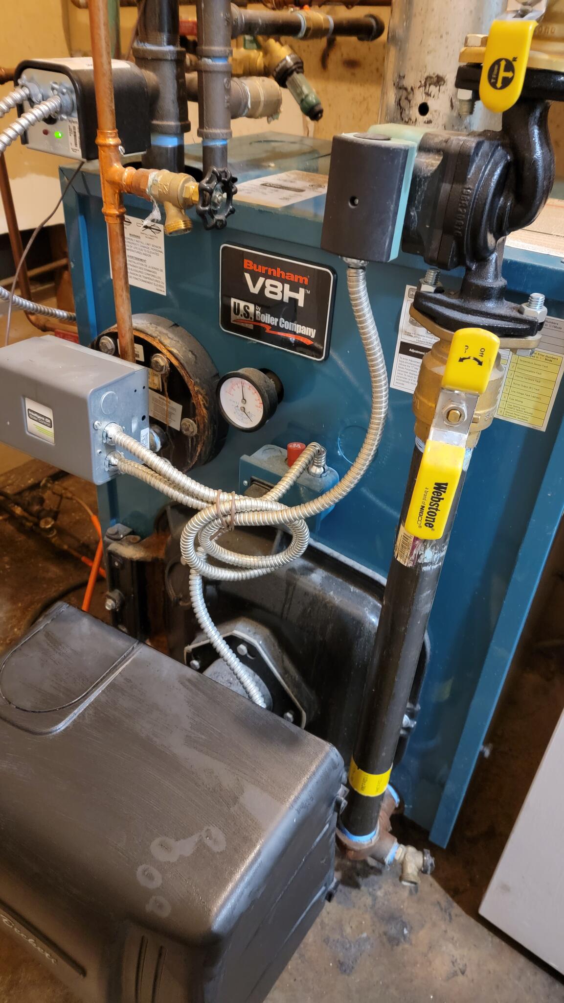 Oil Boiler - Burnham VH8 For $2,500 In Goshen, NY | For Sale u0026 Free —  Nextdoor