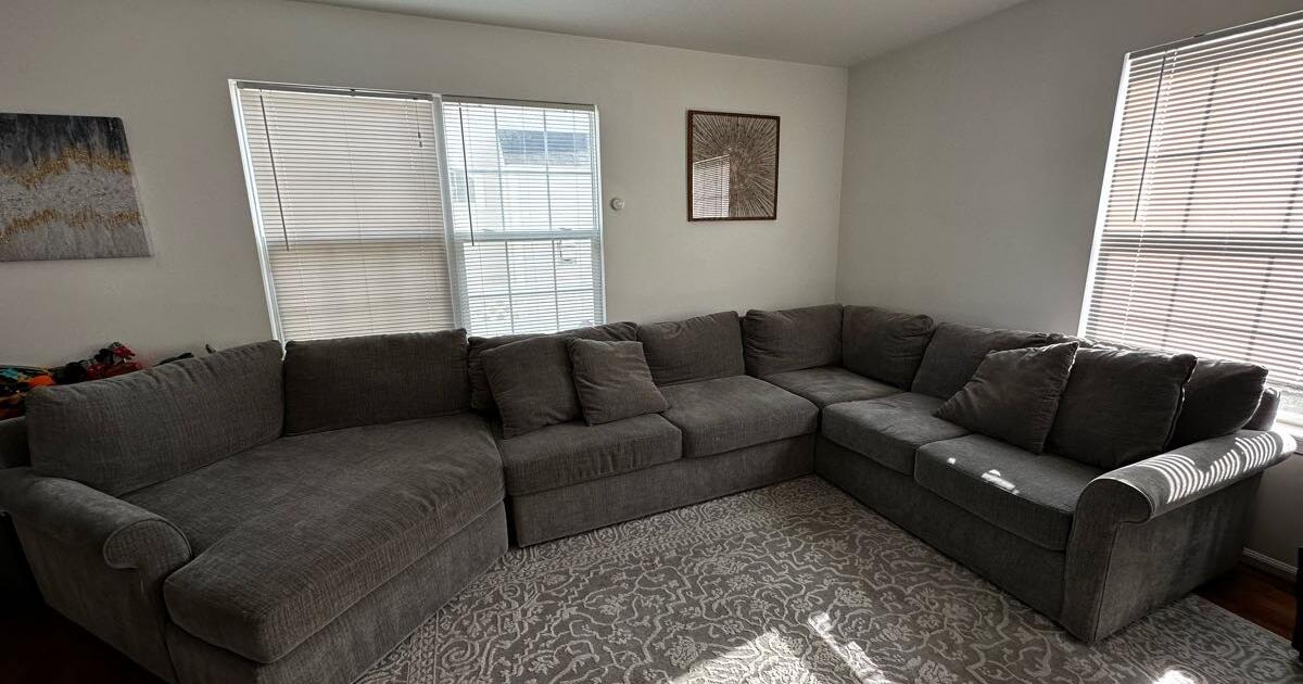 Gray sectional sofa for 630 in Rockville, MD For Sale & Free — Nextdoor