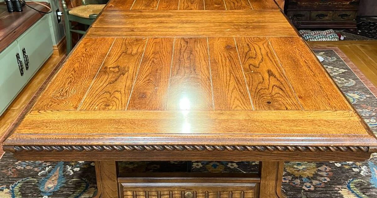 Solid Wood Dining Room Table and Chairs for 500 in Evansville, IN For Sale & Free — Nextdoor