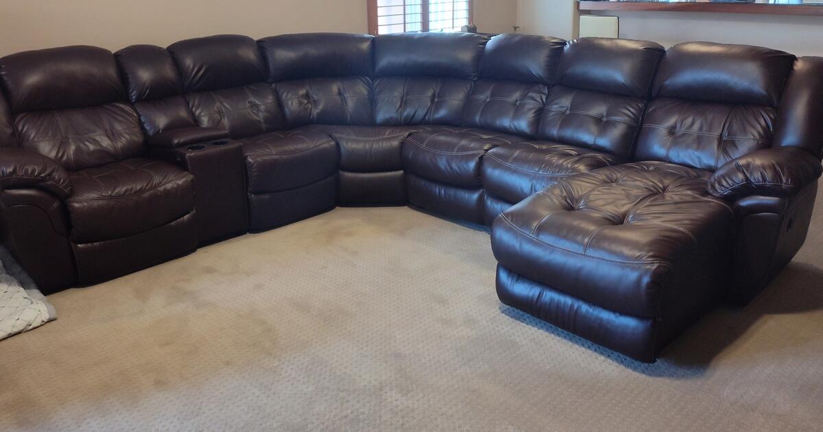 Leather Sectional Reclining Sofa for 1000 in Albuquerque, NM For