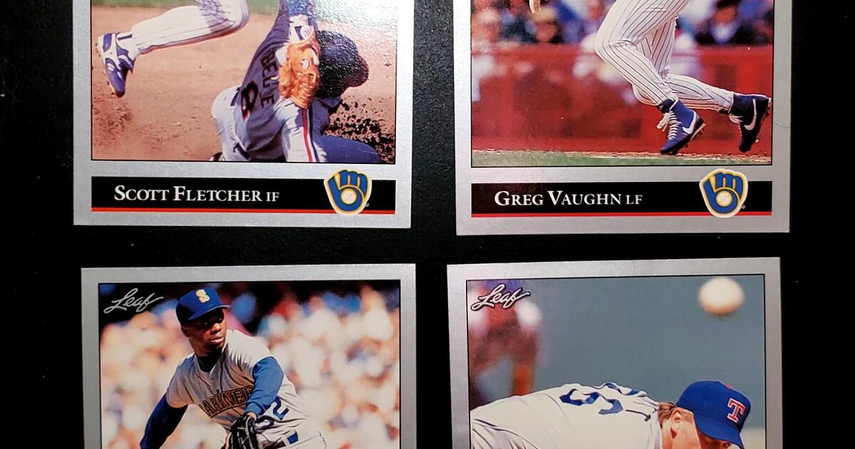 Big Baseball Card Collection 5.00 31 Cards with Holders for Free in