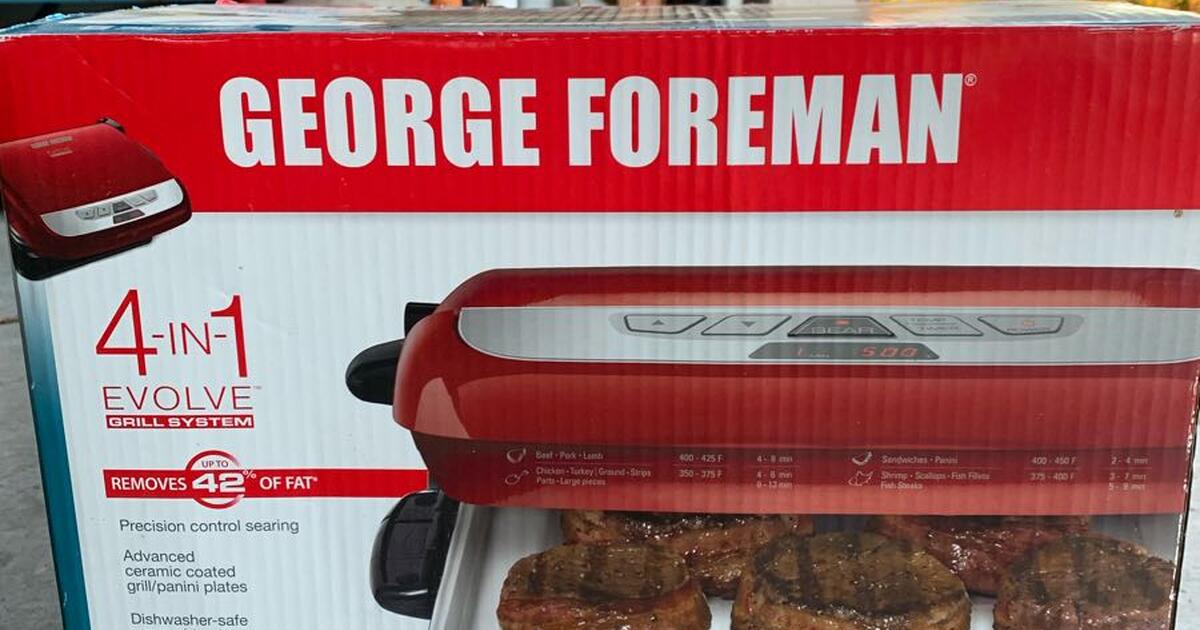 George Foreman 4-in-1 Evolve Grill System for $1 in Mansfield, TX | For ...
