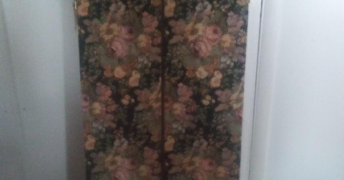 Homestyle4u 2042 Room Divider Room Divider 3-Piece Wood Divider Privacy Screen Spanish Wall
