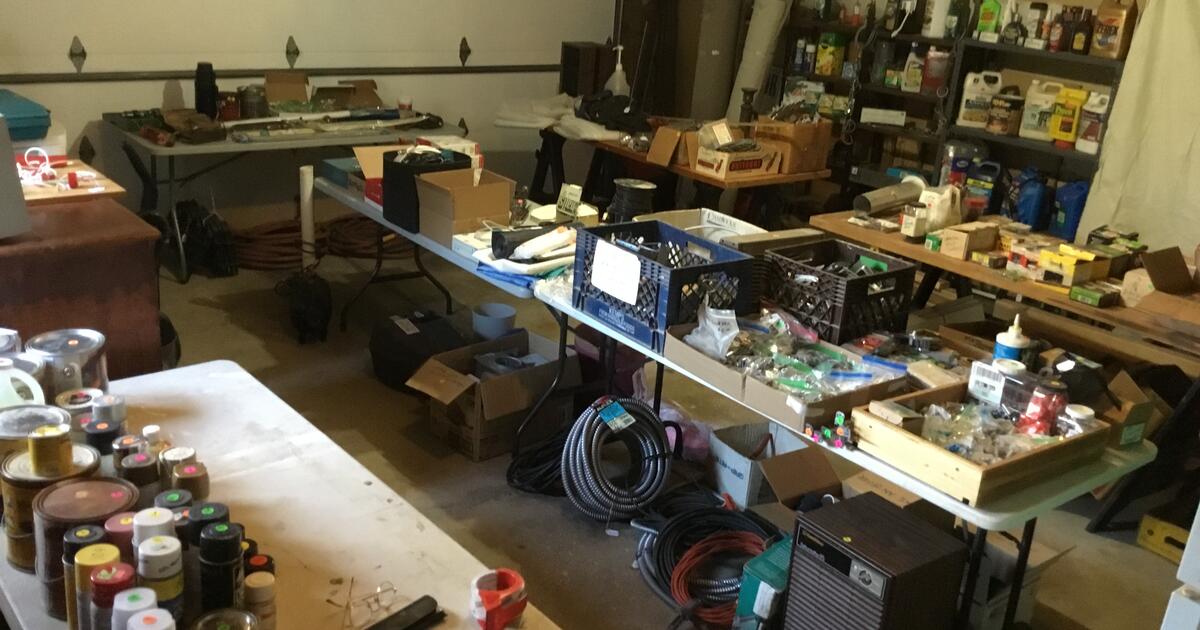 large home & garage Decluttering sale March 14 to 16, 830330 each day
