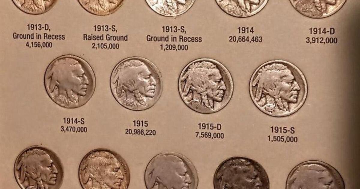 1913-1938 Buffalo Nickel Complete Collection For $650 In Las Vegas, NV ...