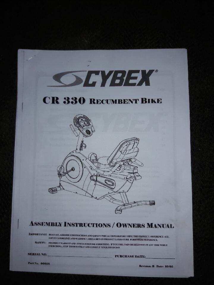 Cybex cr 330 recumbent 2024 bike