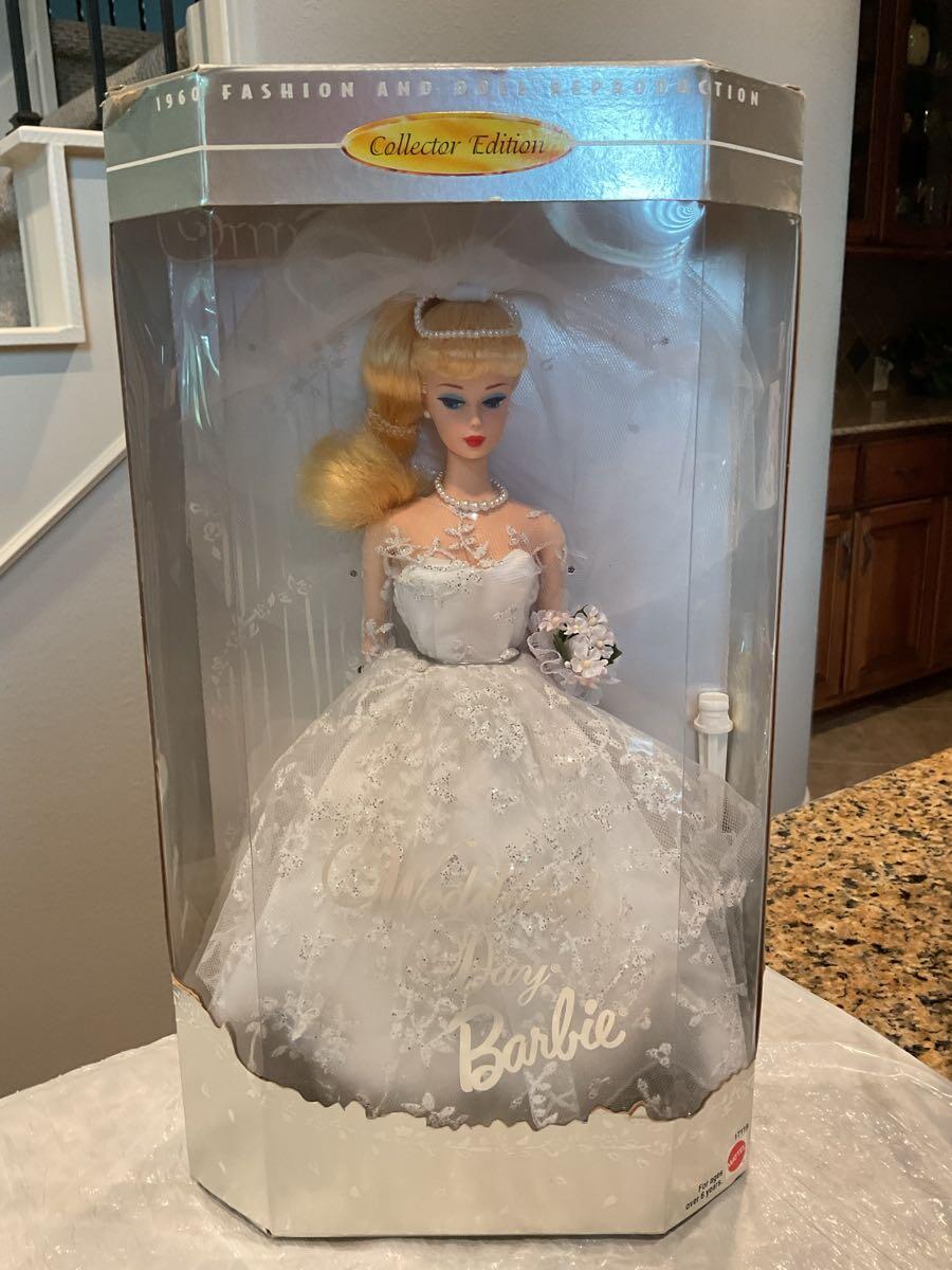 Barbie Wedding Day 1960 Fashion Doll - Collector Edition Reproduction By Mattel