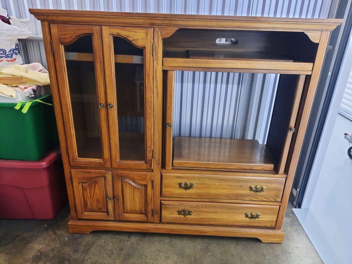 Wooden Entertainment Center