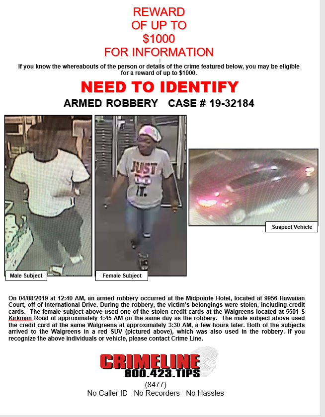 We Need Your Help Identifying Suspects In An Armed Robbery Orange County Sheriff S Office