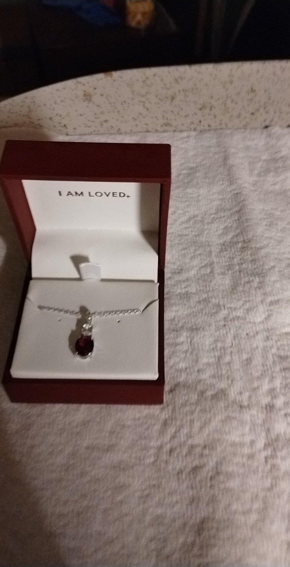 Helzbergs Ruby And Diamond Necklace for $65 in Kansas City, KS | For ...